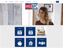 Tablet Screenshot of immobpc.be